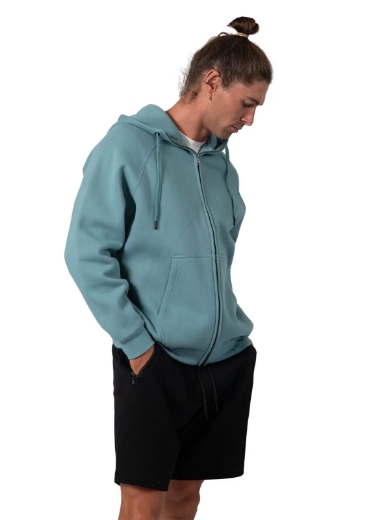 Picture of RAMO, Mens Kangaroo Pocket Zipper Hoodie